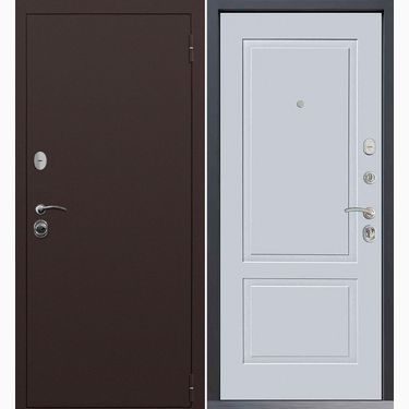 Дверь Command Doors Патриот медный антик 05 Белый матовый